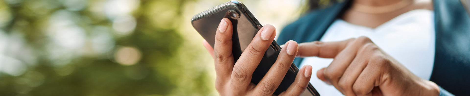 Person using their cellphone
